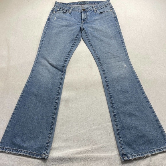 American Eagle Outfitters Denim - American Eagle Outfitters Women Hipster Skinny Flare Jean Blue 4 Reg Regular Y2K